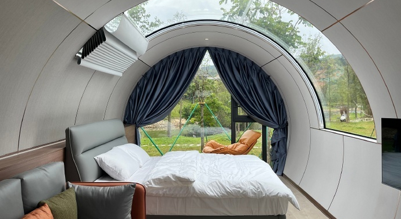 华兴输送智能民宿太空舱助力文化旅游产业快速发展