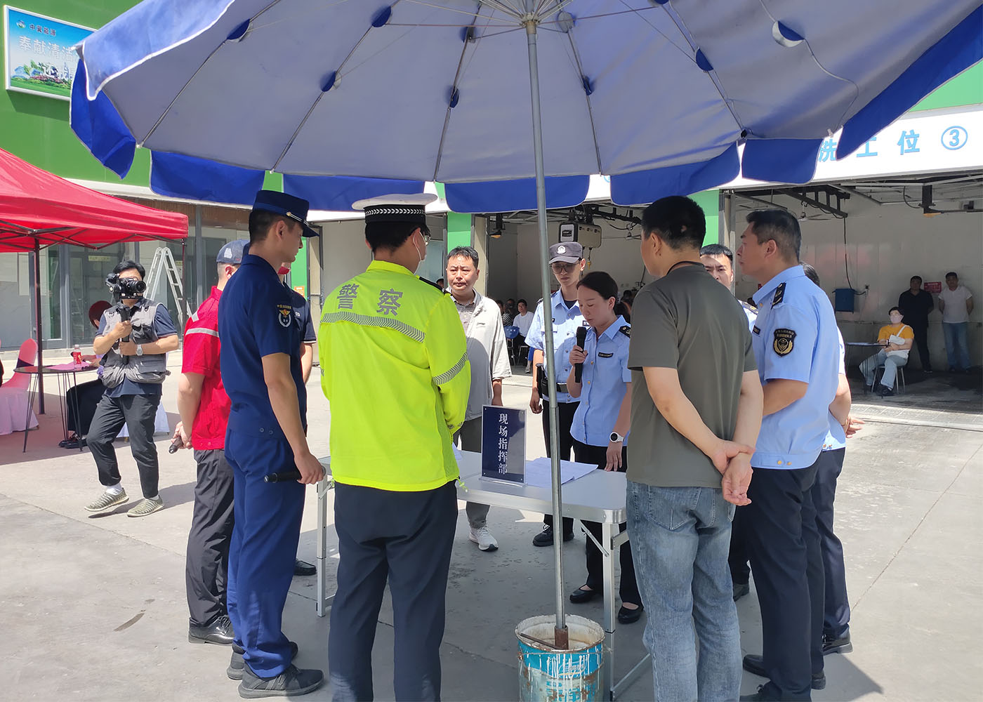 华兴输送参加新华区2024生产安全事故应急救援演练活动